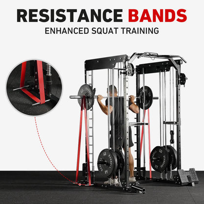 Dual Action Smith Machine with Functional Trainer SM01