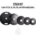 Cast Iron Machined Weight Plate Sets