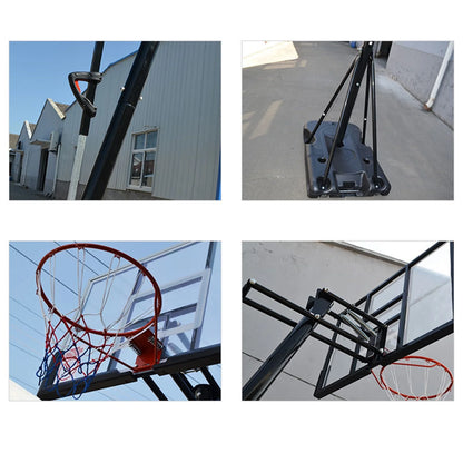 54 In. Portable Basketball Hoop System, 7.5 - 10 Ft. Height Adjustable