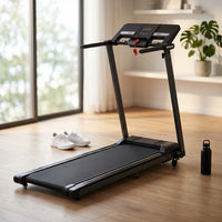 Folding Treadmill for Home - 2.5HP Motor, Incline, Bluetooth Speaker, 0.5-7.5MPH Speed, Compact Design - for Home Gym and Small Spaces — Studio Shot