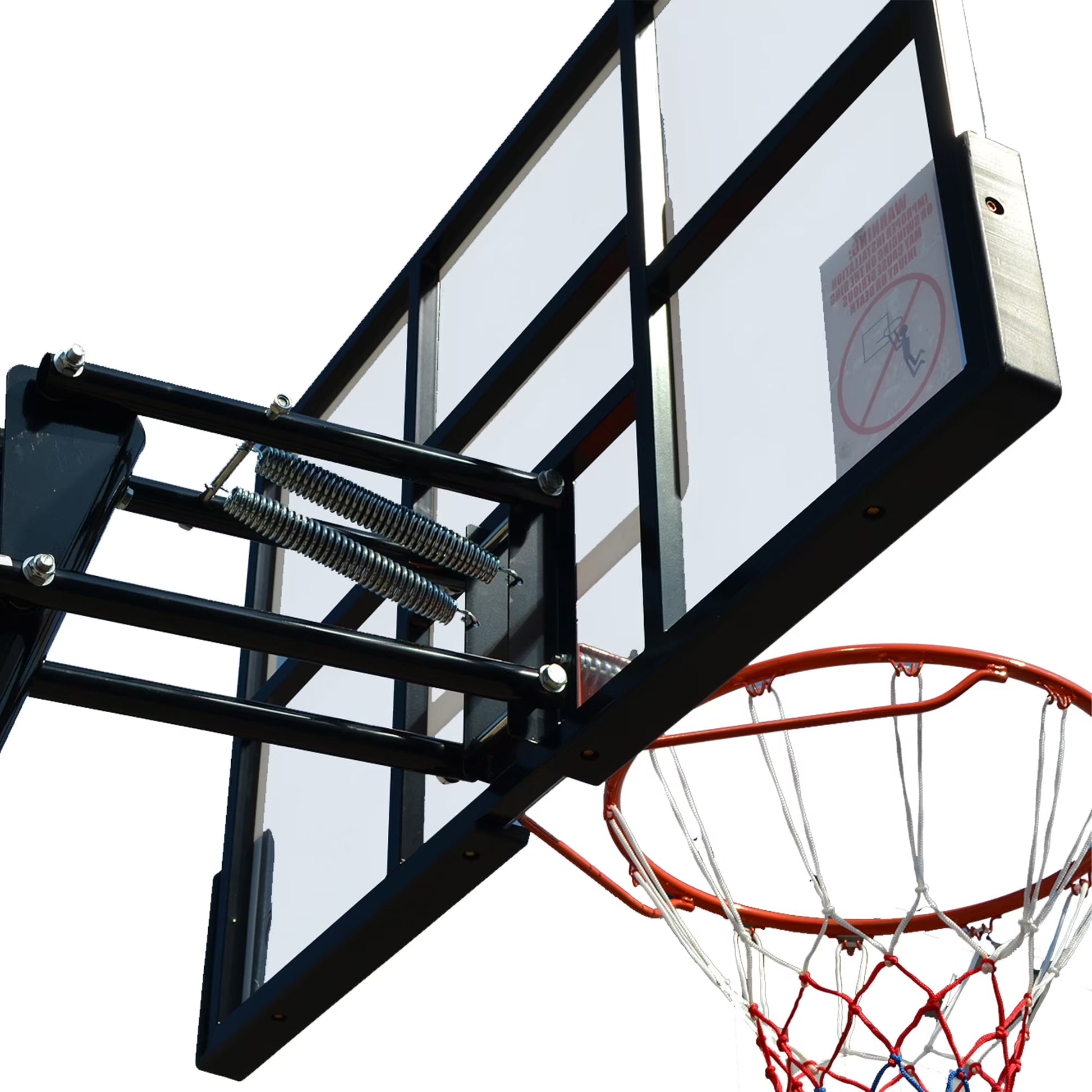 54 In. Portable Basketball Hoop System, 7.5 - 10 Ft. Height Adjustable