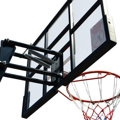 54 In. Portable Basketball Hoop System, 7.5 - 10 Ft. Height Adjustable