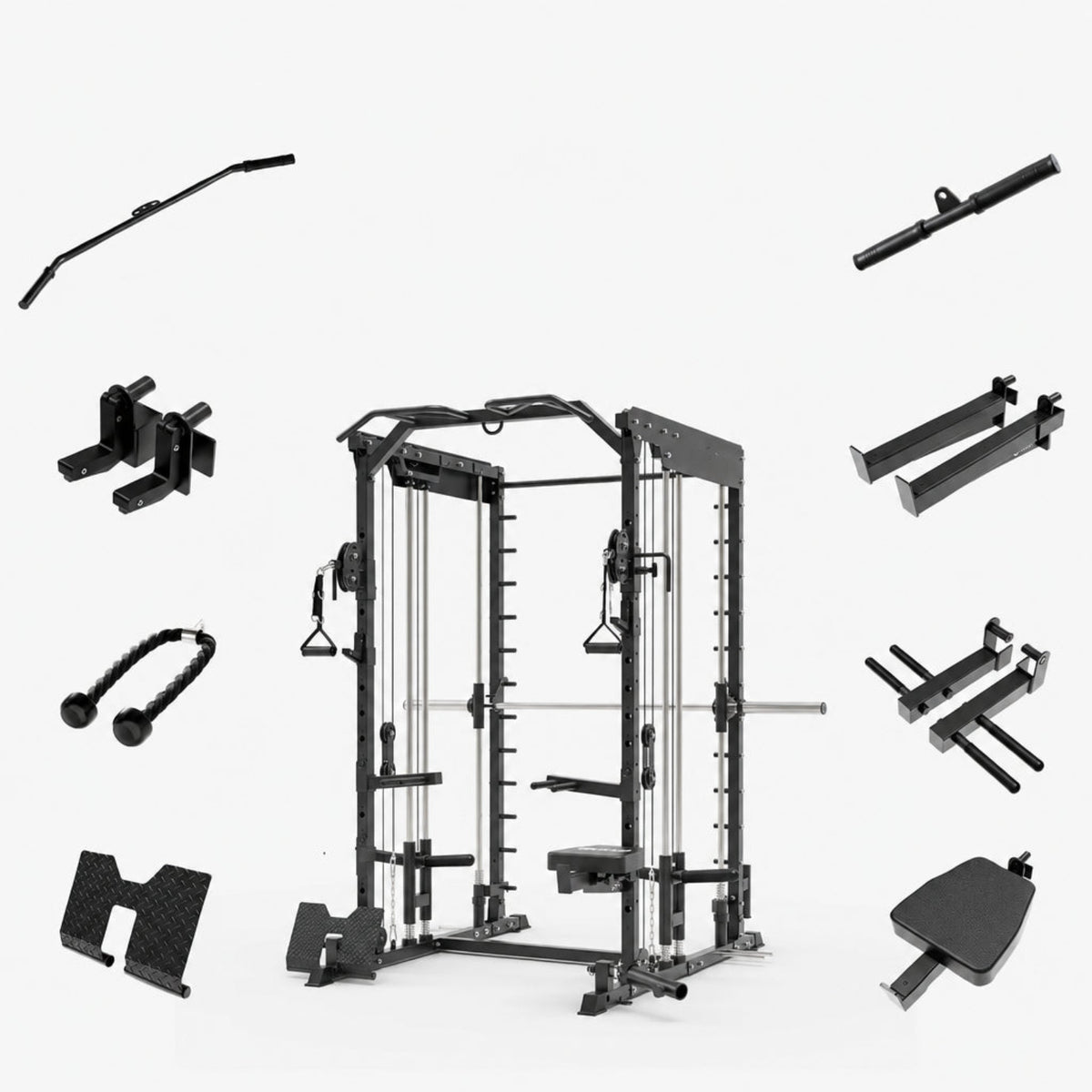 Dual Action Smith Machine with Functional Trainer SM01