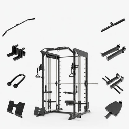 Dual Action Smith Machine with Functional Trainer SM01