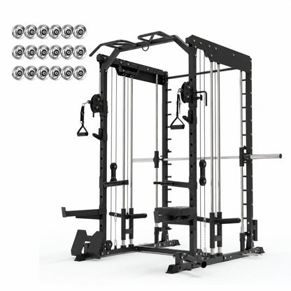 Dual Action Smith Machine with Functional Trainer SM01