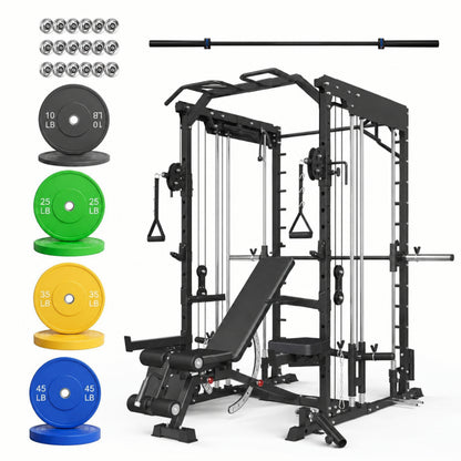 Dual Action Smith Machine with Functional Trainer SM01