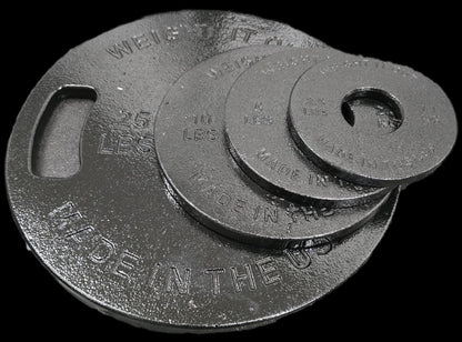 Cast Iron Machined Weight Plate Sets