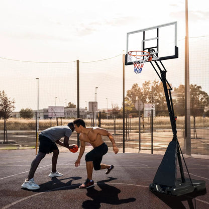 54 In. Portable Basketball Hoop System, 7.5 - 10 Ft. Height Adjustable
