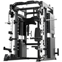 Smith Machine Gym Equipment Built for Professional Training, Steel Frame, Multi-Function Design, All-In-One Fitness