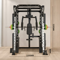 Smith Machine Gym Equipment Built for Professional Training, Steel Frame, Multi-Function Design, All-In-One Fitness